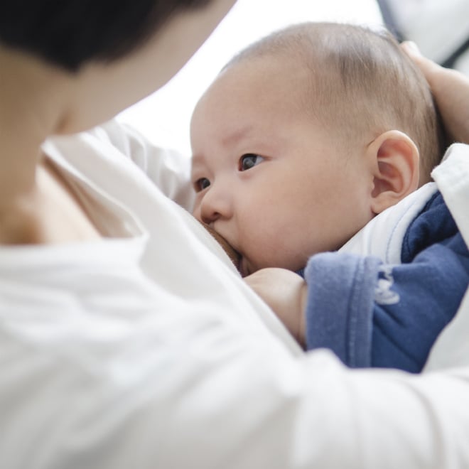 Breastfeeding over two months cut ongoing agony