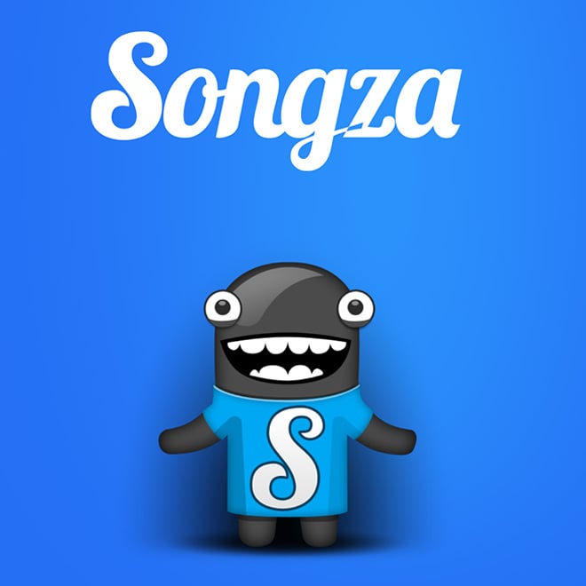 Songza logo and Songzilla