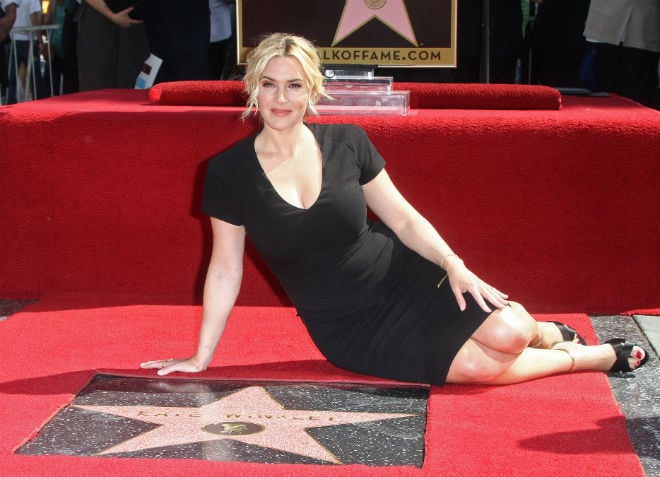 While in LA, Kate was honoured with a star on the Hollywood Walk of Fame, March 17, 2014. Photo: Juan Rico/FameFlynet