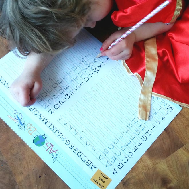childhood literacy linked to early writing skills