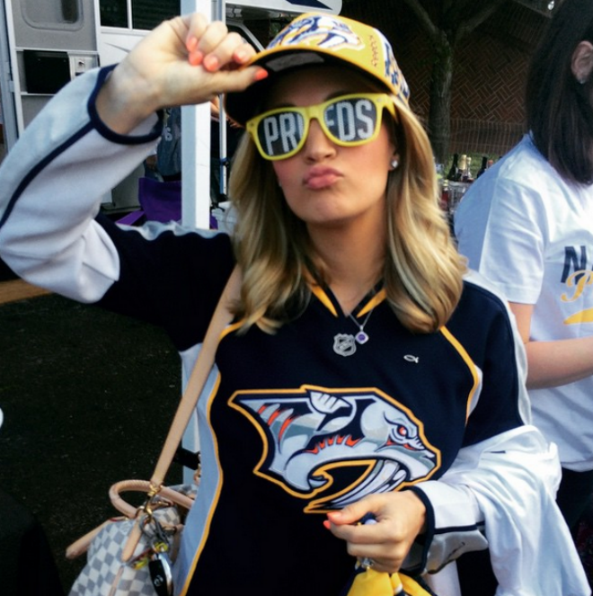 Carrie Underwood and Stanley Cup