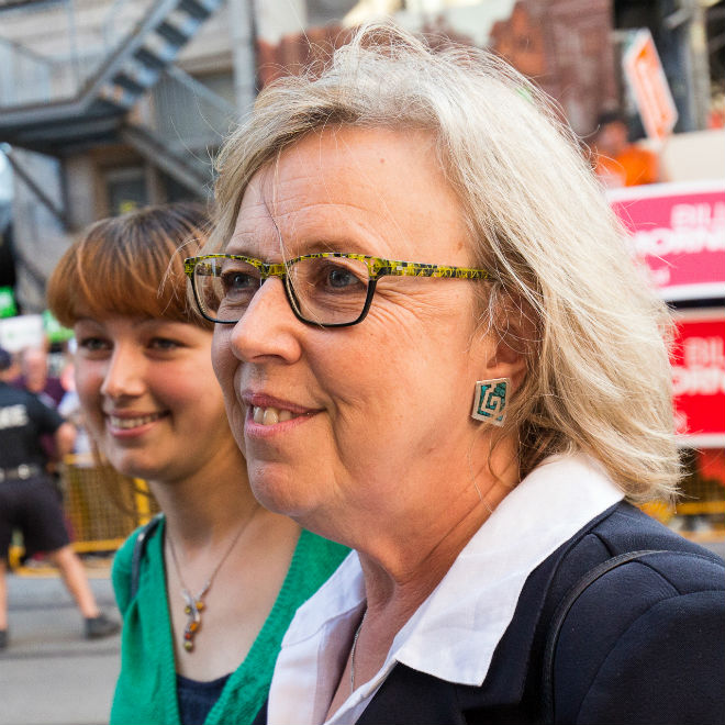 Cate May Burton and her mom, Green Party leader Elizabeth May. Photo: Green Party