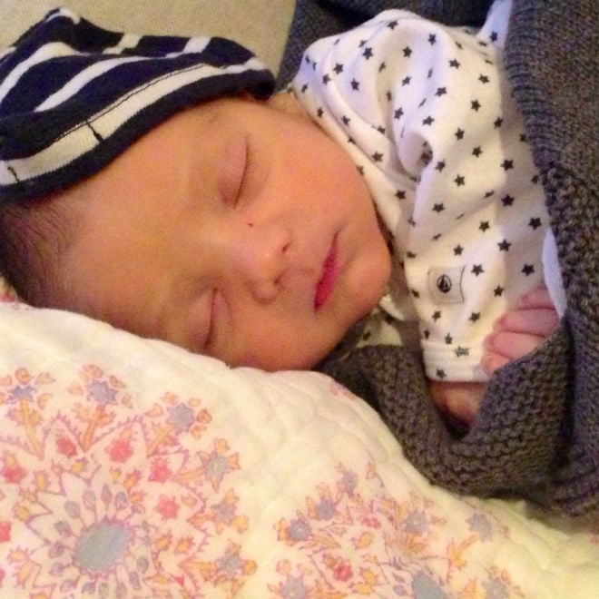 Photo: Leo about a week old, Olivia Stren 