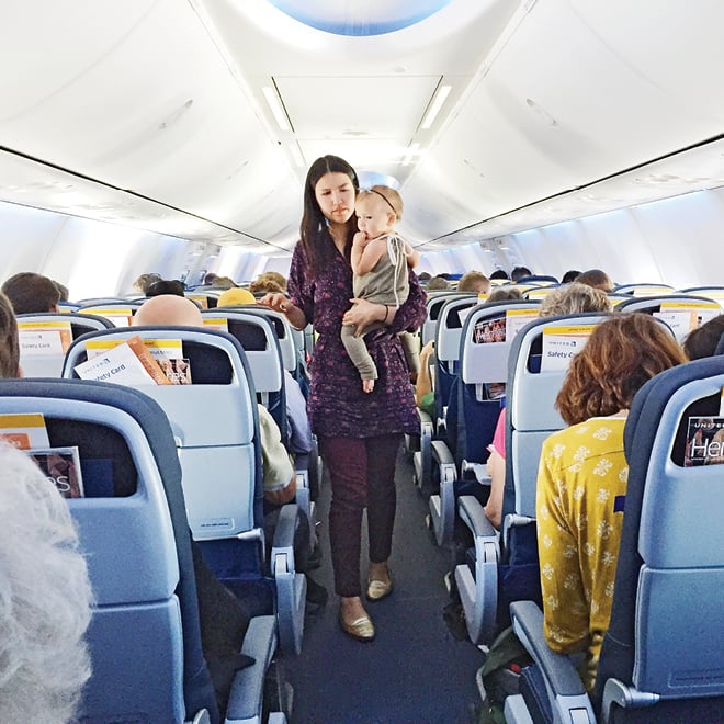 Tips to survive flying with a toddler