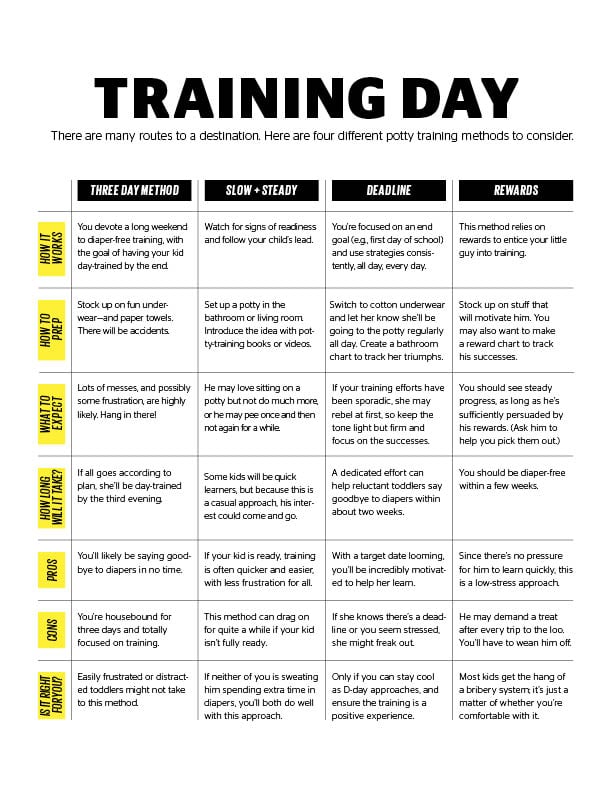 Training Day Chart