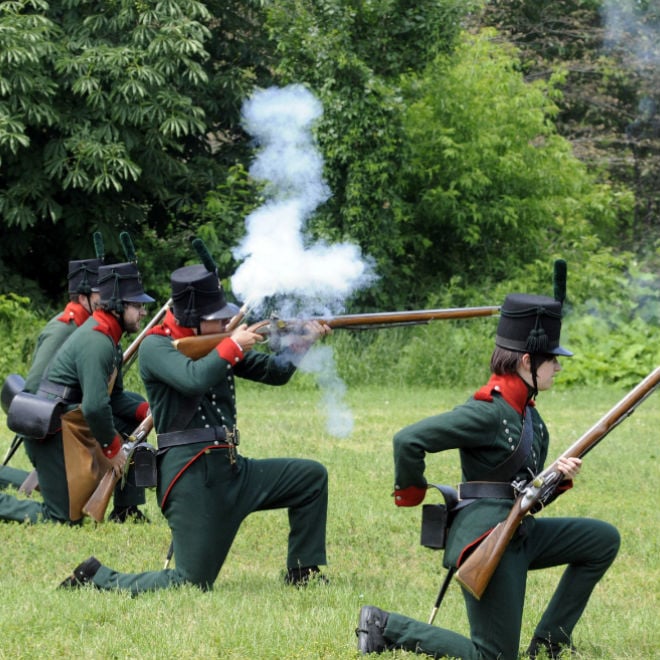 Photo: Reenactment of the Battle of York, courtesy of the City of Toronto