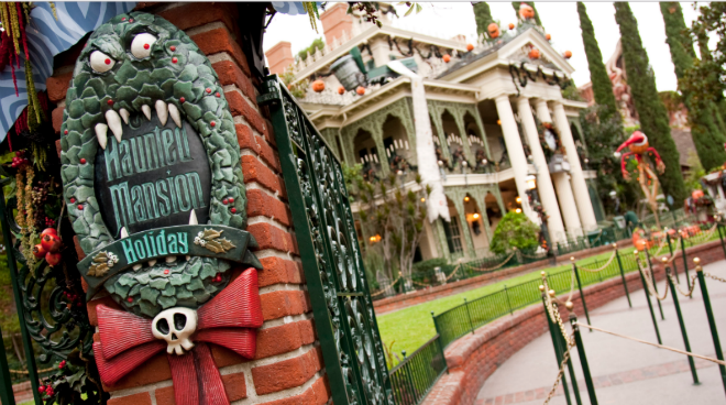 Haunted Mansion Holiday. Photo: Paul Hiffmeyer/Disneyland