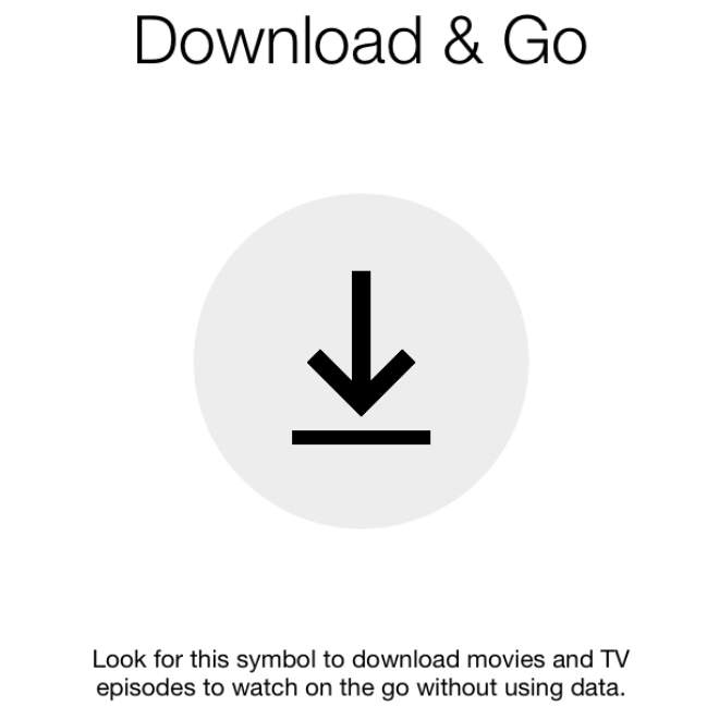 screenshot of Netflix's new download tool