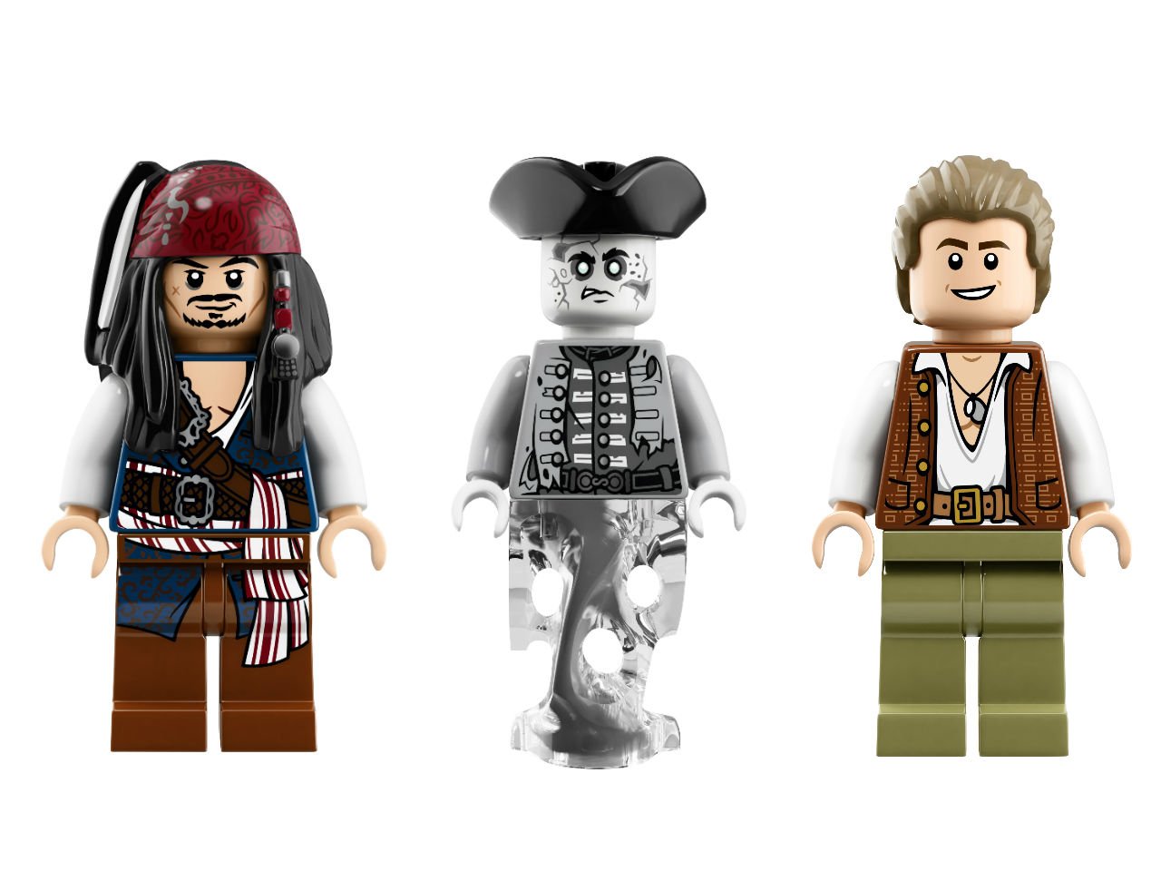 Lego Pirates of the Caribbean Silent Mary set minifigures