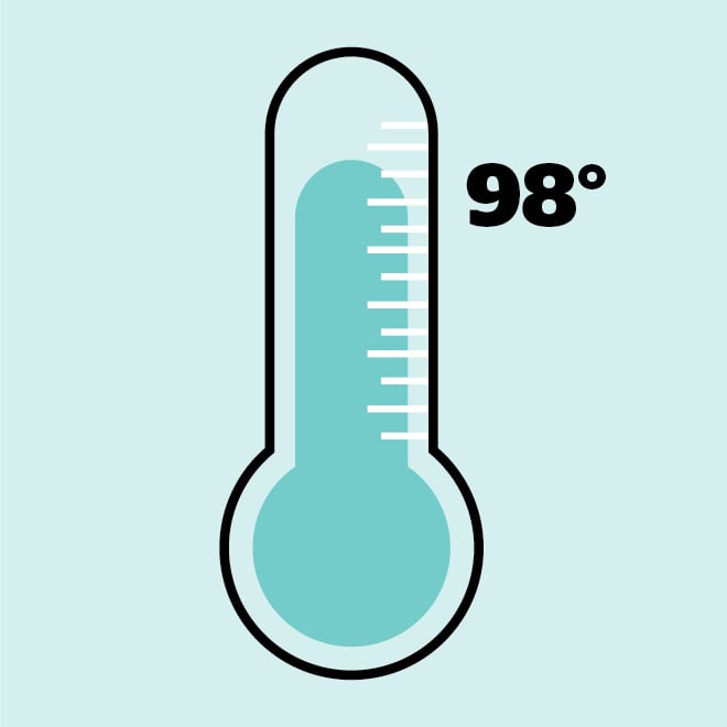 basal body temperature graphic