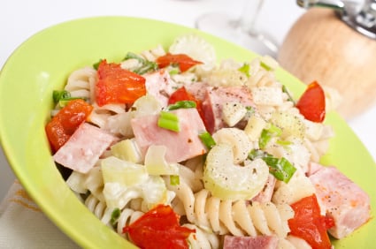 Chunky Pasta Salad with Creamy Ranch Dressing