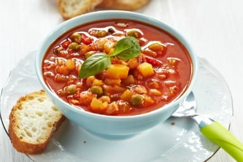 Spring Minestrone with Chickpeas