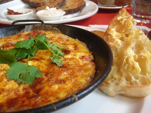 Baked Cheese Omelette