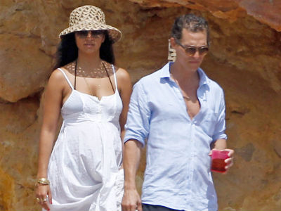 Bikini-clad Camila Alves & Matthew McConaughey (and mega celeb friends!) in Ibiza