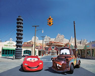 Postcard from Cars Land, Disneyland