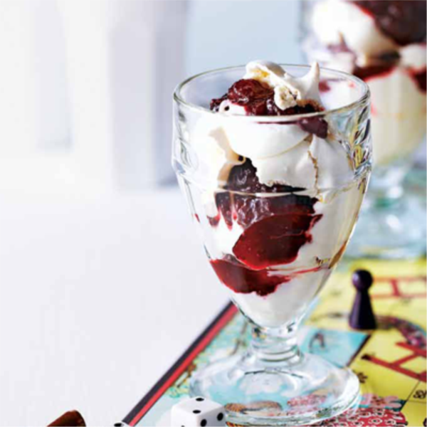 Cranberry and Maple Eton Mess