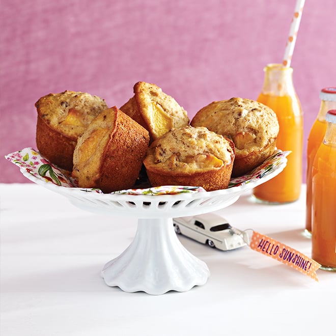 Peaches and Honey Muffins