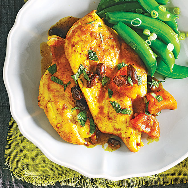 Quick and Saucy Moroccan Chicken