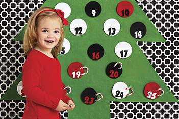 Craft: No-sew Advent calendar