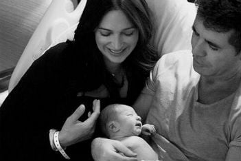 Simon Cowell shares sweet photos of newborn son