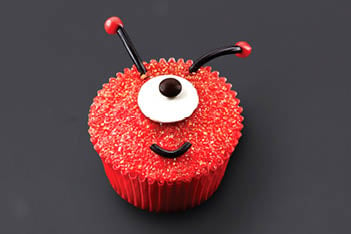 Cupcake decorating ideas: Monster