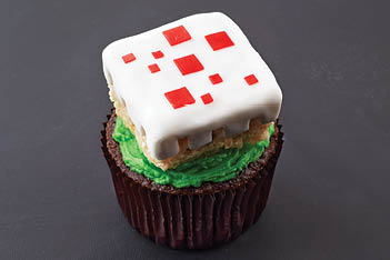 Cupcake decorating ideas: Minecraft