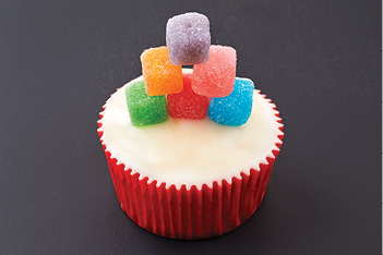 Cupcake decorating ideas: Building blocks
