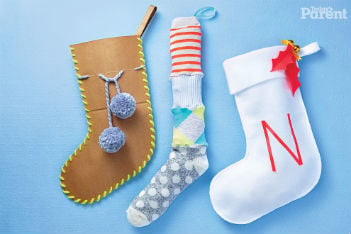 3 DIY Christmas stockings