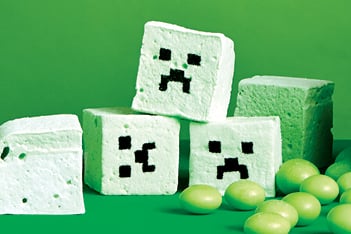 Minecraft marshmallow creepers