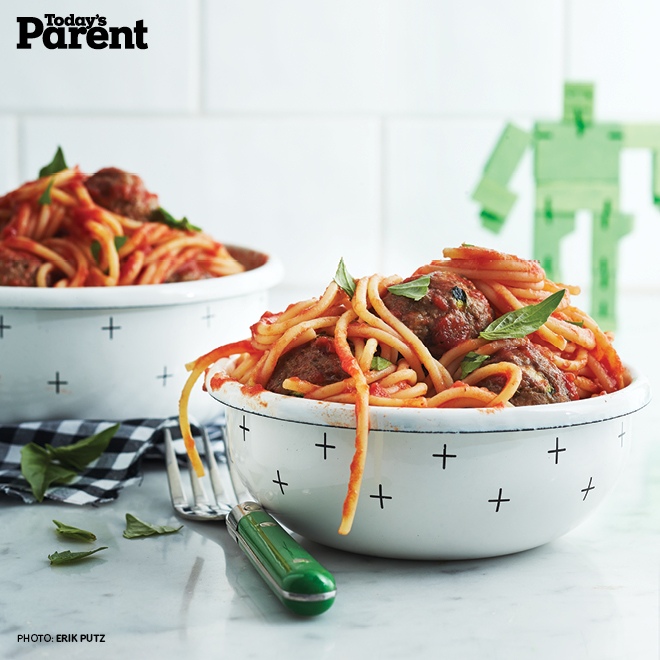 Spaghetti and Meatballs with a Secret