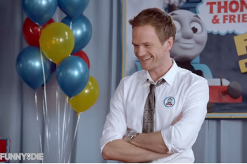 Neil Patrick Harris fights with kids over Thomas the Tank Engine