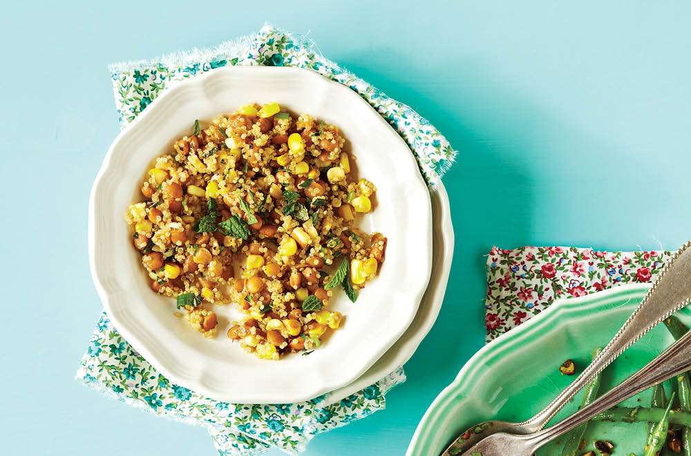 Quinoa, Corn and Lentil Salad