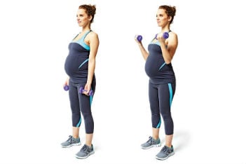 Pregnancy workout: Arms and legs
