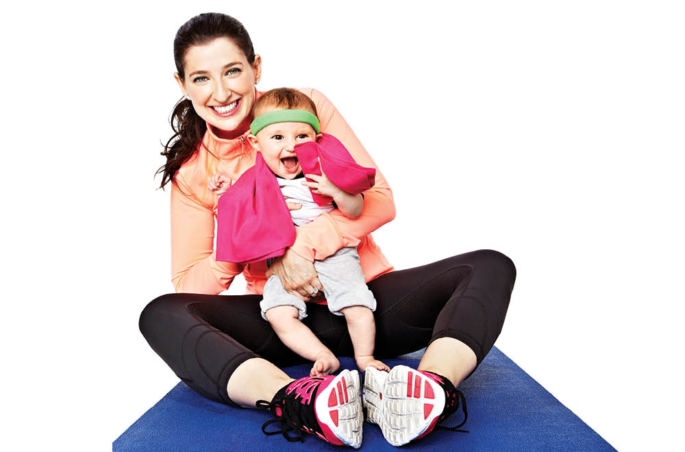 Get ready to work out with baby!