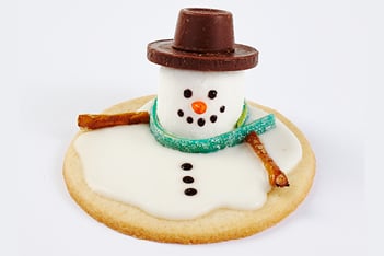 Melting Snowmen Sugar Cookies
