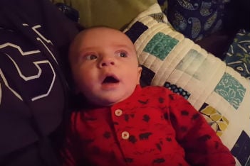 How do you calm a fussy baby? With The Imperial March, of course