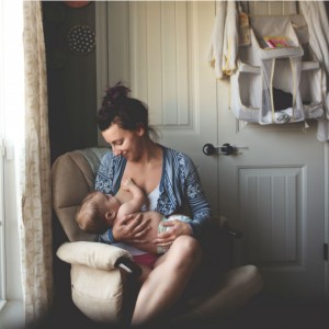 Photo of a mother breastfeeding