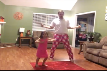 Watch dad and daughter dance to new Justin Timberlake song