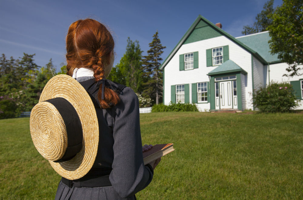 Anne of Green Gables looking at her homestead