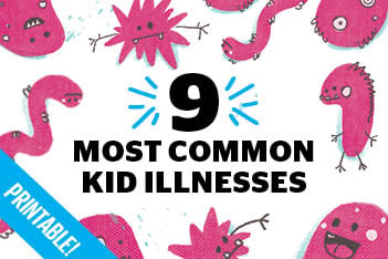 Most common childhood illnesses: graphic