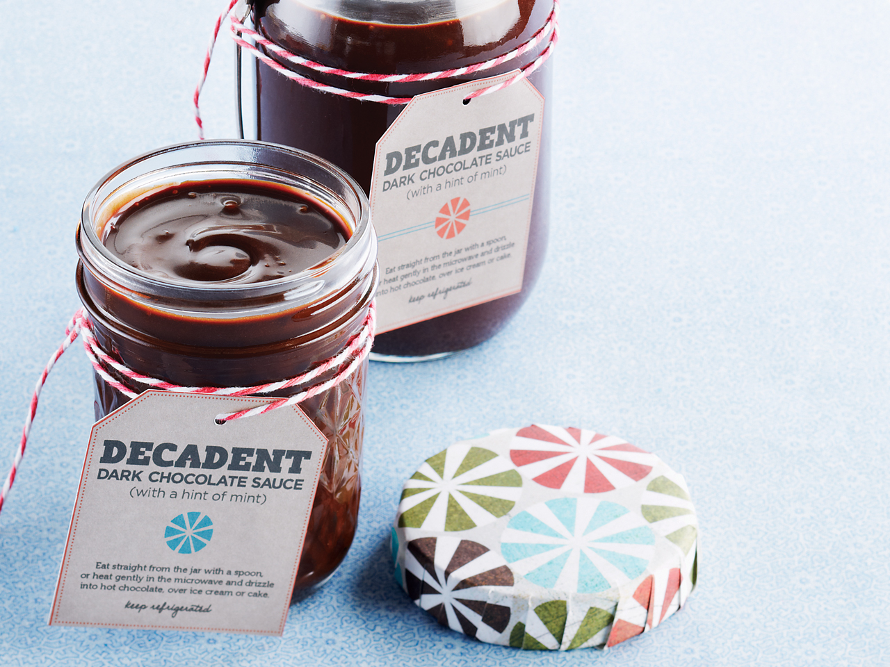 Decadent Dark Chocolate Sauce with a Hint of Mint