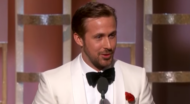 Ryan Gosling Golden Globe Speech