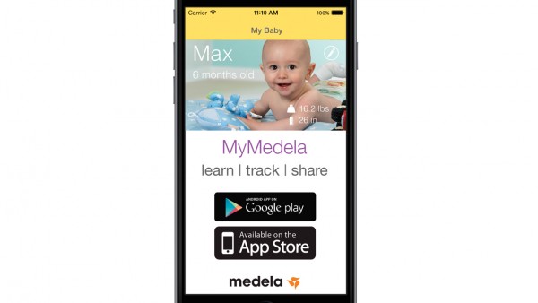 A screen cap of the My Medela app
