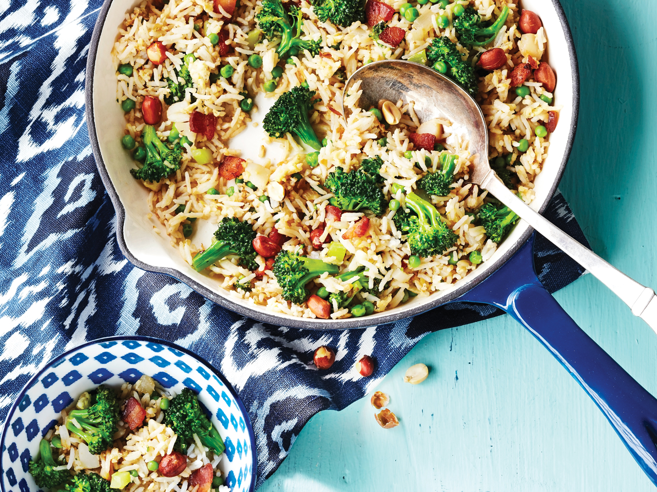Broccoli and Bacon Fried Rice