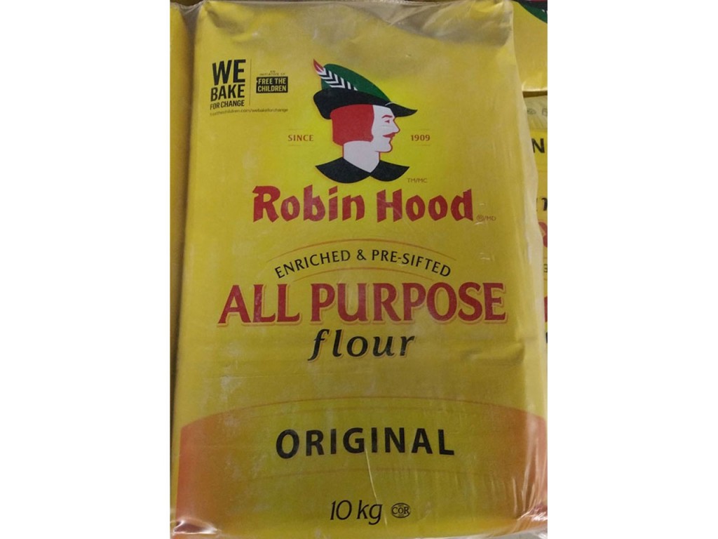 Bag of Robin Hood All-Purpose Flour