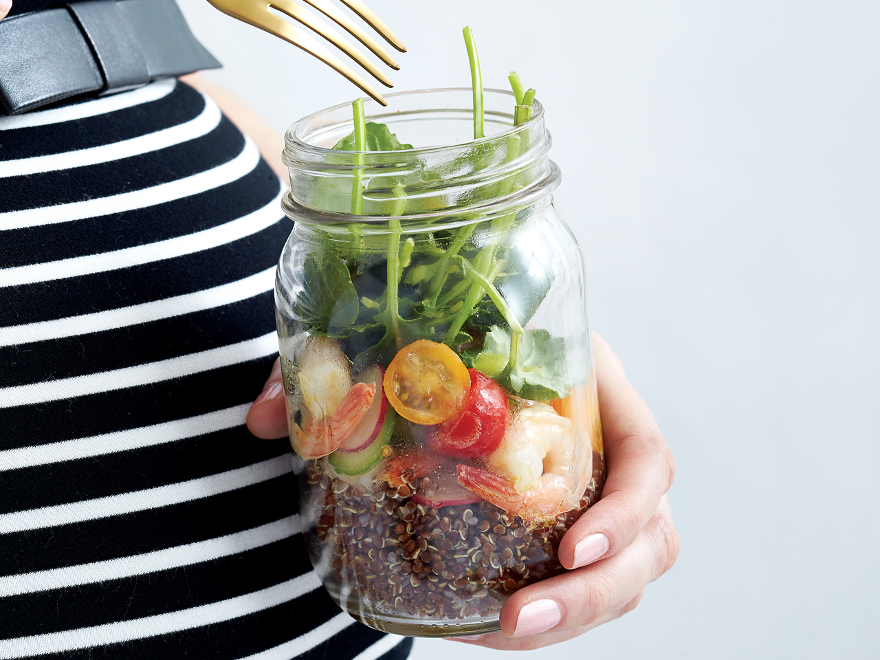 Spring Salad in a Jar