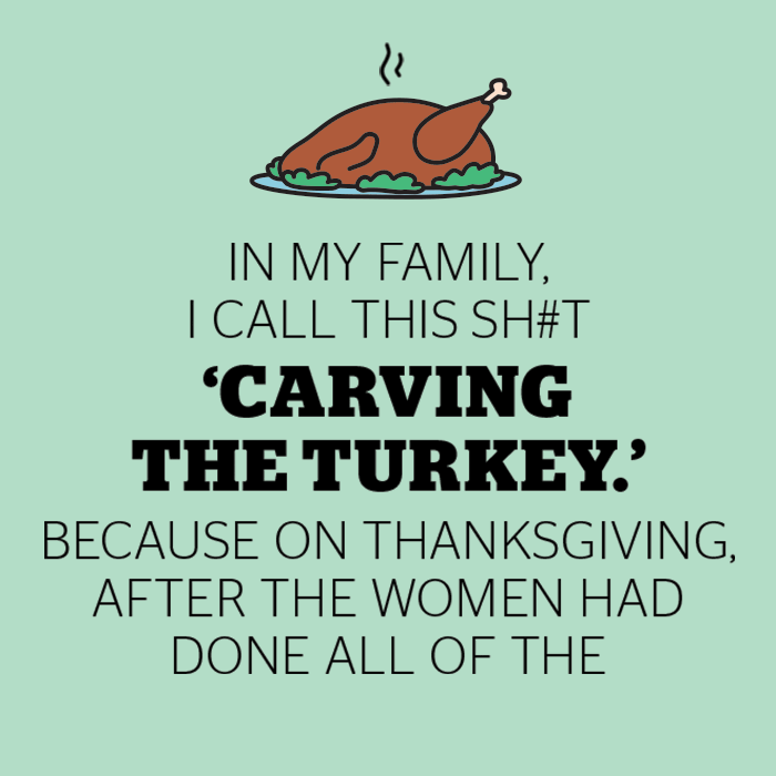 Carving turkey