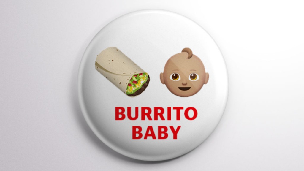 not pregnant button burrito baby