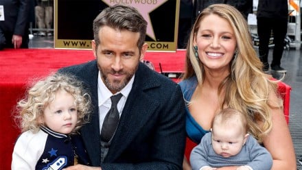 Blake Lively, Ryan Reynolds and their two daughters