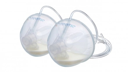 Nuk Simply Natural Freemie Collection Cups, a hands-free breast pumping accessory